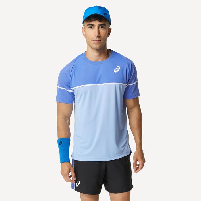 Asics Tennis Game Shirts Blue Baju Tenis Asics XL