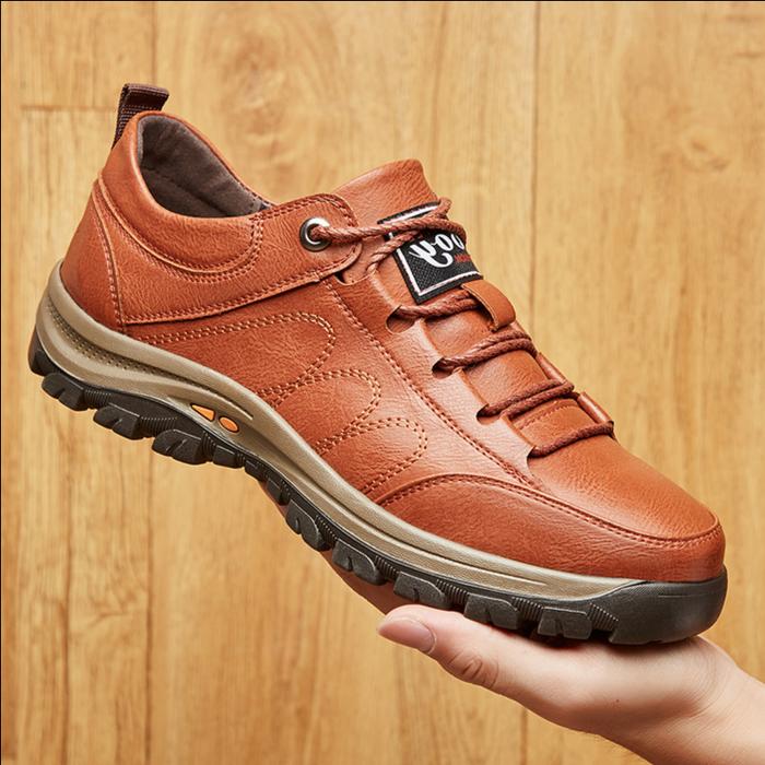 Gambar Sepatu Hiking Anti Air Olahraga Gunung Sport Casual Pria Wanita Kulit - Coklat CS023, 44 dari RPM TRENDZ undefined Tokopedia