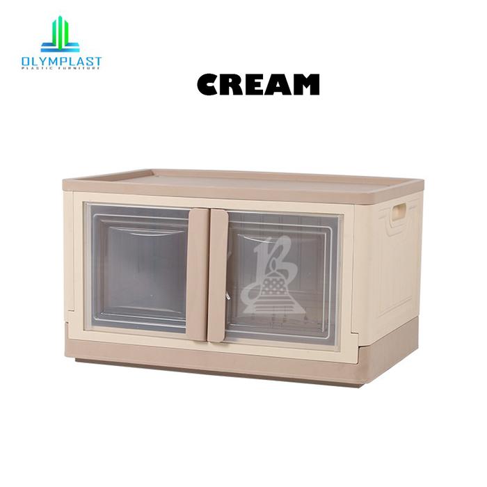 Gambar Olymplast Folding Storage - Box Lipat Folding Container-OFS - Cream dari Borobudur Mebel undefined Tokopedia