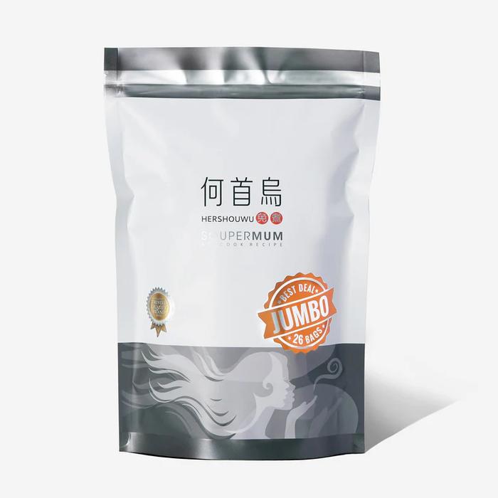 Gambar SOUPERMUM [HerShouWu] Sup Herbal Instan Kesehatan Rambut Rontok Uban - 26pcs dari Food Art Indonesia undefined Tokopedia