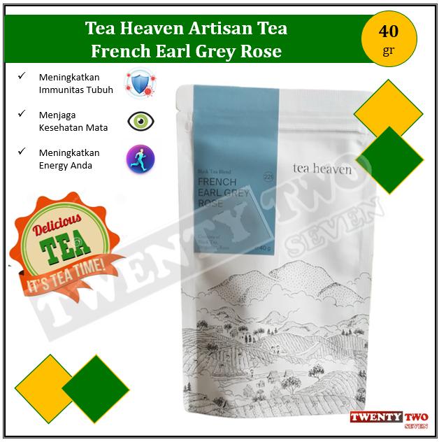 Gambar Teh Heaven Artisan Tea Green Black White Hijau Hitam Putih Teh Premium - French EarlGrey dari twentytwo.seven undefined Tokopedia