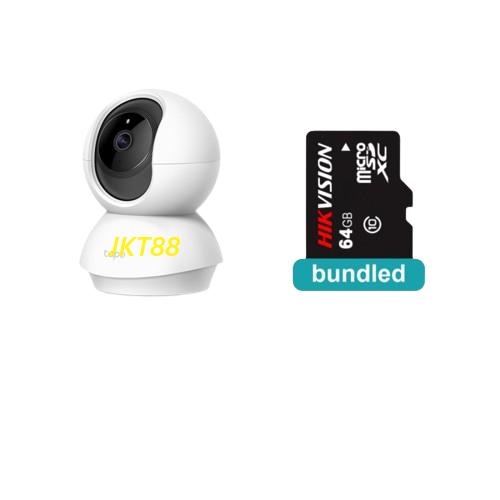 Gambar TP-LINK Tapo C200 Wi-Fi CCTV Camera/IP Cam Pan/Tilt 360° kamera - C200 - C200+SD64GB dari Jaringan JKT88 undefined Tokopedia