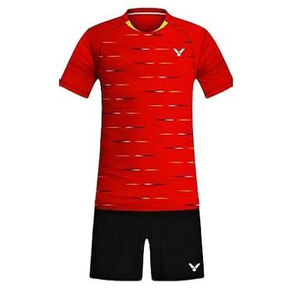 Gambar Cuci gudang stelan baju badminton victor- baju jersey badminton dewasa - Merah, M dari Javier'J Shop undefined Tokopedia