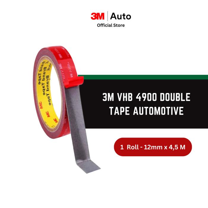 Gambar 3M VHB Double Tape Automotive 4900 size 12mm x 4.5m -Double Tape Mobil dari 3M By Tigaem undefined Tokopedia