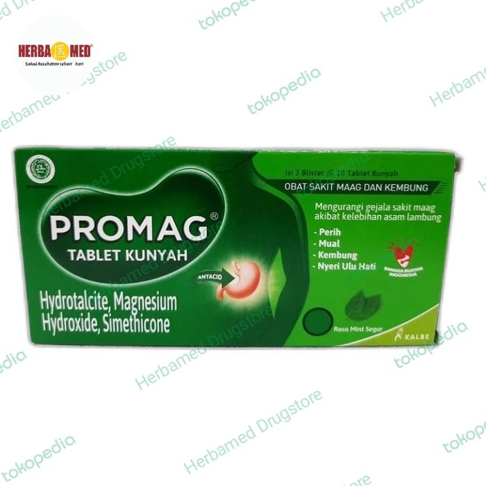 Gambar Promag Tablet per dos dari HerbamedDrugstore undefined Tokopedia