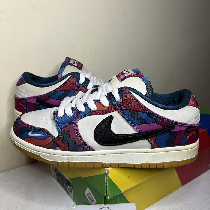 Jual Nike SB Dunk Low Pro Parra Abstract Art Original 100% 40