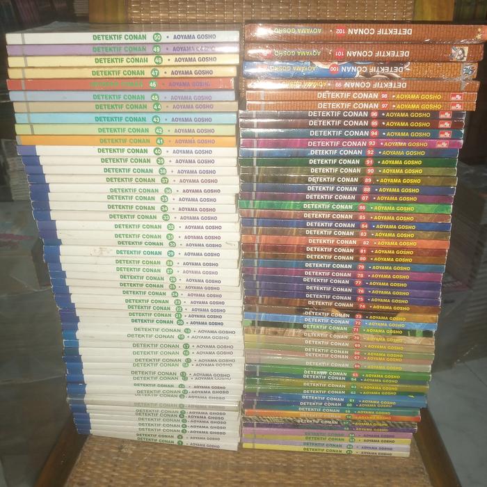Gambar komik detektif conan 1-106 lengkap dari Toko Buku Bromo Hasri undefined Tokopedia