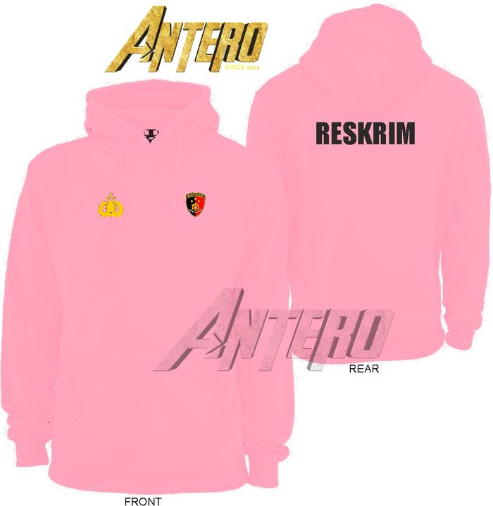 Gambar Hoodie Sweater Jumper Polisi Indonesia Reskrim Reserse Bareskrim - Merah Muda, M dari anteroshop15 undefined Tokopedia