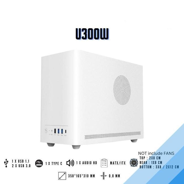 Gambar ACER U300B U300W Mini ITX MATX Gaming PC Case - Putih dari STAR SEVENTEEN COM Kota Administrasi Jakarta Selatan Tokopedia