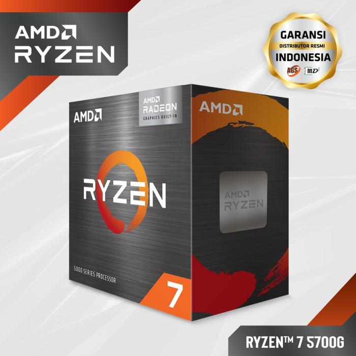 Amd Ryzen 5700g Box Cezanne 7nm With Radeon Vega Graphis