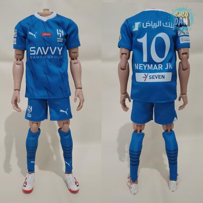 Gambar Jersey Action Figure Neymar Jr Al Hilal FC 1/6 Scale Kitbash dari COCO OAN undefined Tokopedia