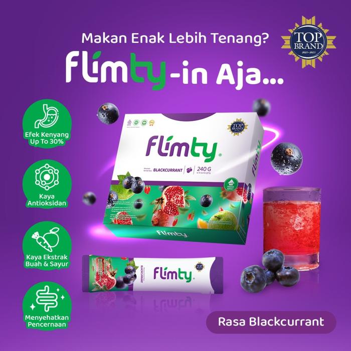 Gambar Flimty Fiber Suplemen Pelangsing - Blackcurrant dari Deus Store V2 undefined Tokopedia