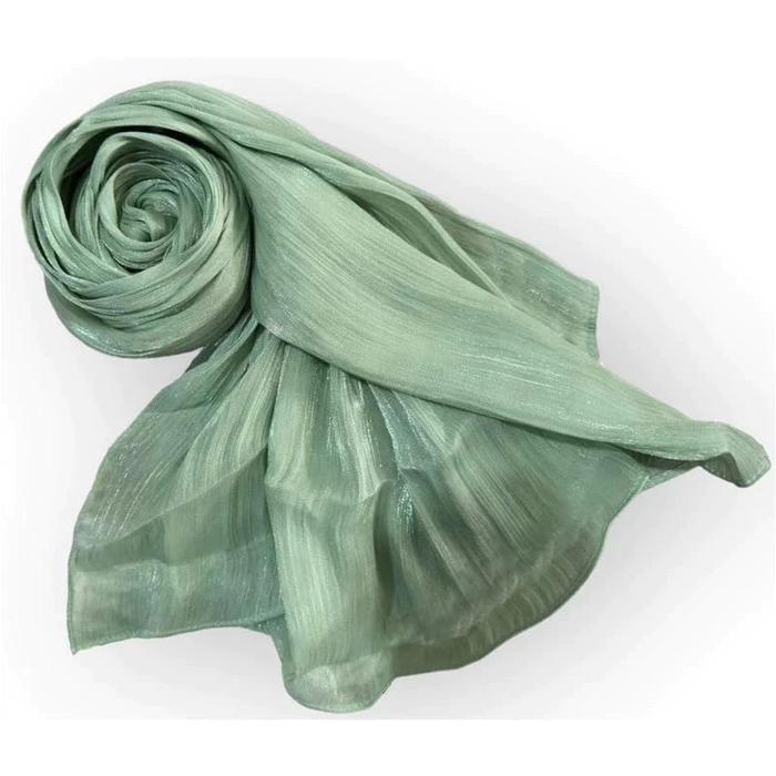 Gambar PASMINA SHIMER SILK ARABIAN PREMIUM TERBARU - Sage dari RURITA STORE undefined Tokopedia