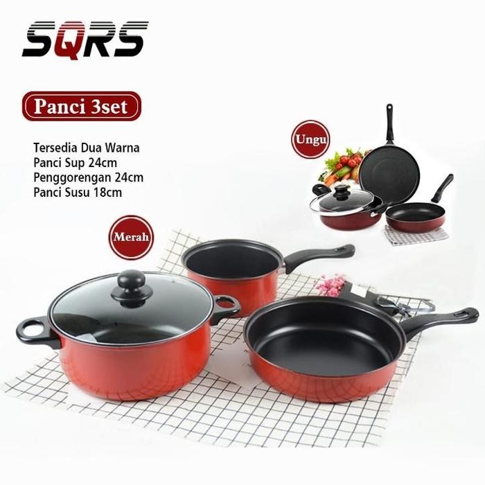 Gambar PANCI 3 IN 1 KUKUS GORENG REBUS - DEEP FRYER 3IN1 MULTIFUNGSI - Panci Set 3in1 dari Cherise Store undefined Tokopedia