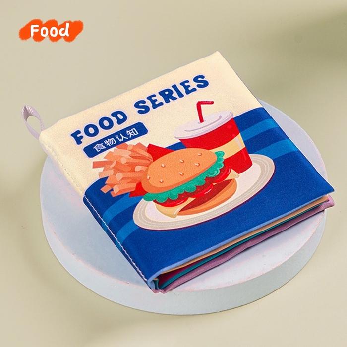 Gambar Mainan Buku Bantal Bayi Soft Book Bayi 0- 6 Bulan Mainan Edukasi Bayi - Food dari Your Baby Shop_NEW undefined Tokopedia