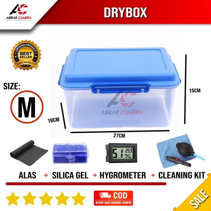 Jual DryBox Dry Box Tempat Penyimpanan Kamera Lensa Drone M Medium ...