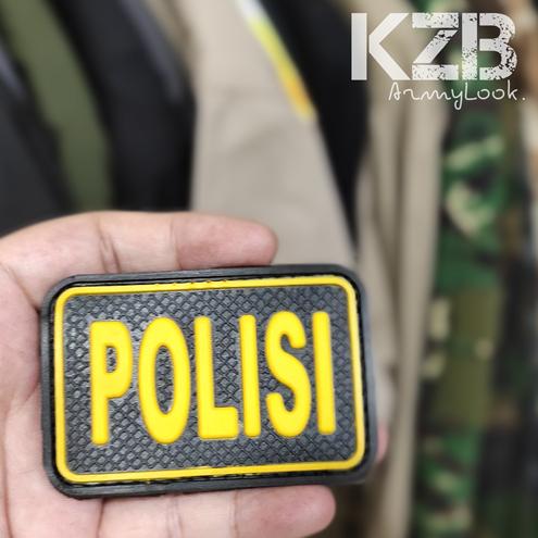 Gambar Patch Rubber Velcr❂ POLISI - 0049 dari PZHICO INDONESIA undefined Tokopedia