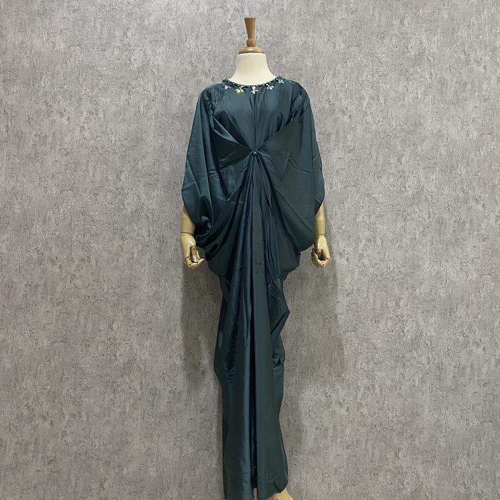 Gambar Wenda Kaftan / Kaftan Muslimah / Fashion Muslim / Kaftan Lebaran - Emerald dari Lilybelleclothing undefined Tokopedia