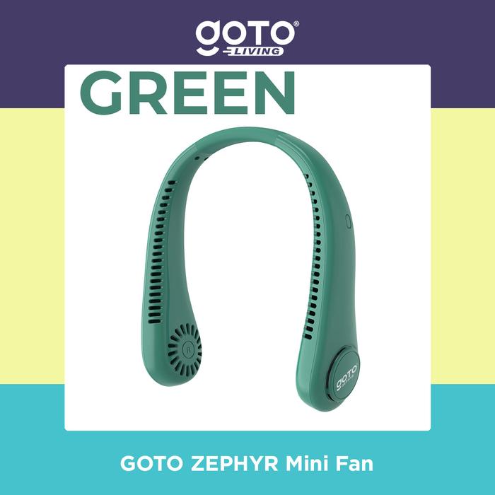 Gambar Goto Zephyr Kipas Angin Gantung Leher Mini Fan Kecil Portable USB - GREEN dari Goto.Indonesia undefined Tokopedia