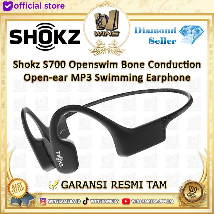 Gambar Shokz S700 Openswim Bone Conduction Open-ear MP3 Swimming Earphone - Black dari WINS OFFICIAL STORE undefined Tokopedia