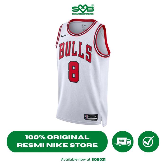 Jual Jersey Nike Men Basketball Zach LaVine Bulls 22/23 White