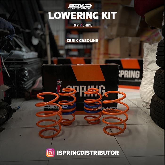 Gambar Per Lowering Innova Zenix Hybrid Bensin i-Spring iSpring Coil Spring - Bensin dari DBM.ID undefined Tokopedia