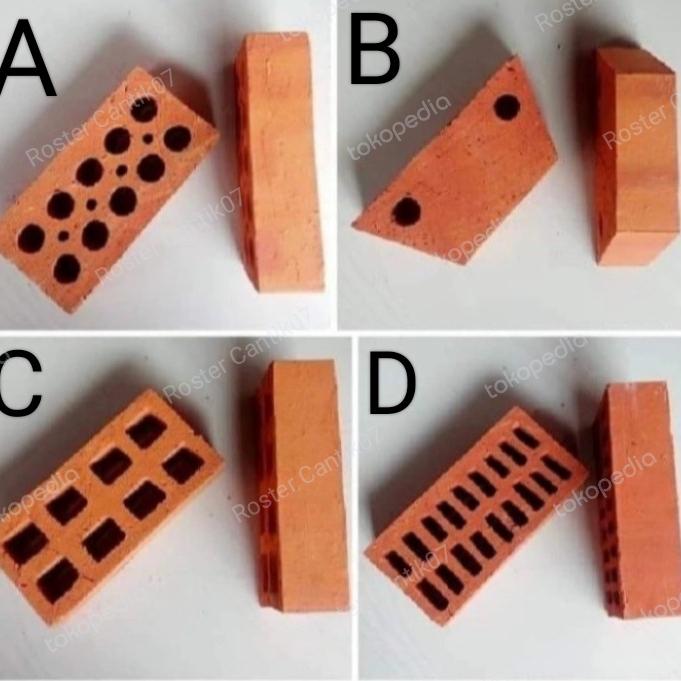 Gambar bata merah roster bata merah bata tanah liat - type: D dari Roster Cantik07 undefined Tokopedia