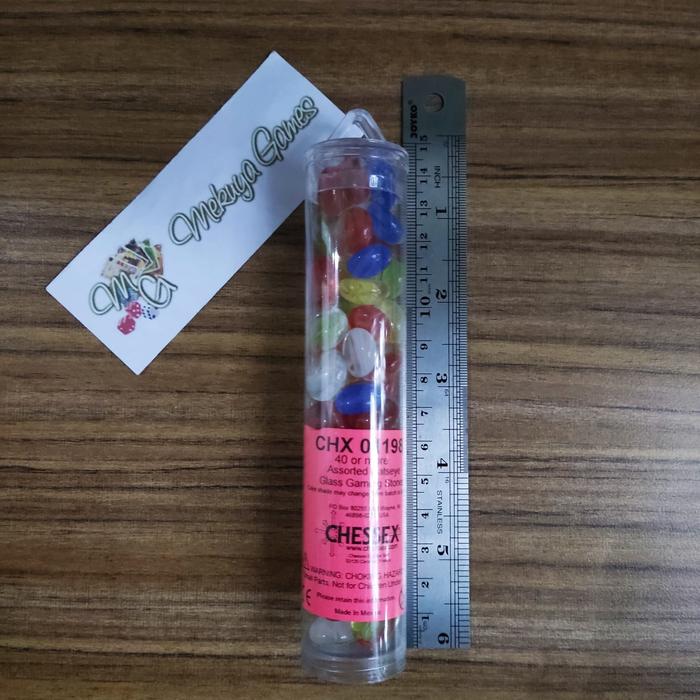 Gambar Chessex Crystal Glass Gaming Stones Batu kristal mainan Board Game - 01198 Catseye dari Mekuya Games undefined Tokopedia