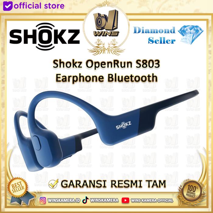 Gambar Shokz OpenRun S803 Earphone Bluetooth - Blue dari WINS OFFICIAL STORE undefined Tokopedia
