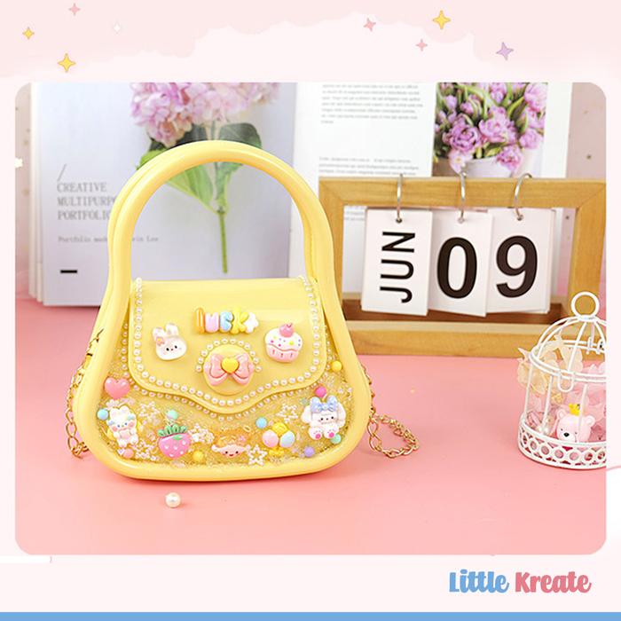 Gambar Mainan Edukasi Kerajinan Tangan DIY Bag - Tas DIY Anak-anak - Yellow dari Little Kreate undefined Tokopedia