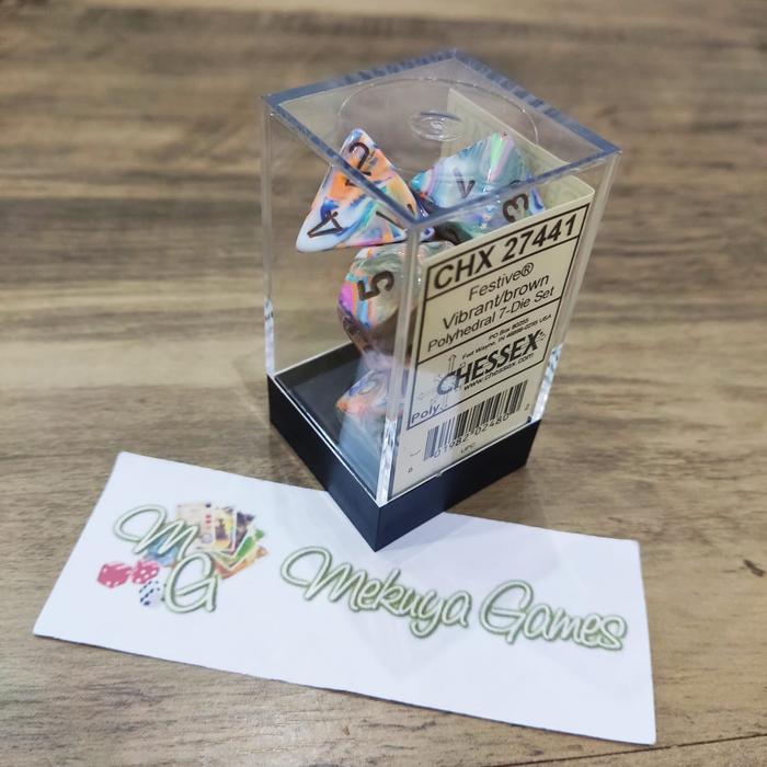 Gambar Chessex Polyhedral 7-Die Set isi 7 Dadu - CHX27441 Vibran dari Mekuya Games undefined Tokopedia