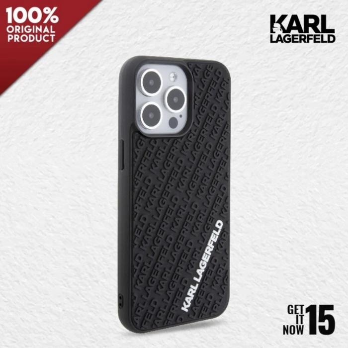 Gambar Casing Iphone 15 Pro Max - Case Karl Lagerfeld 3D Multi Layer Logo - Case Only, 15 Pro Max dari Mulia Premium Acc undefined Tokopedia