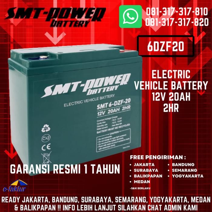 Jual BATTERY KERING / AKI SELIS SMTPOWER 12V 20AH SEPEDA LISTRIK DEEP ...