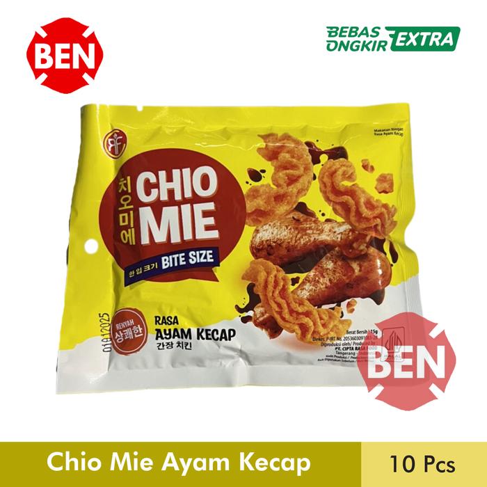 Gambar Chio Mie SAPI PANGGANG / AYAM KECAP / PEDAS MANIS Snack Bite Size 1Pak - AYAM KECAP dari Ben Motoshop undefined Tokopedia