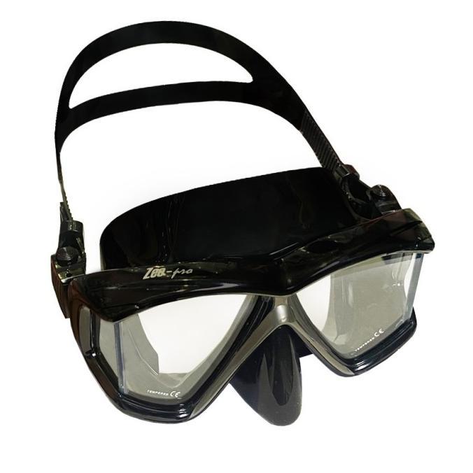 Gambar Mask Zeepro Diving Panorama Panoramic View Masker Selam Dive No Cressi - Black dari Gift of Bles undefined Tokopedia
