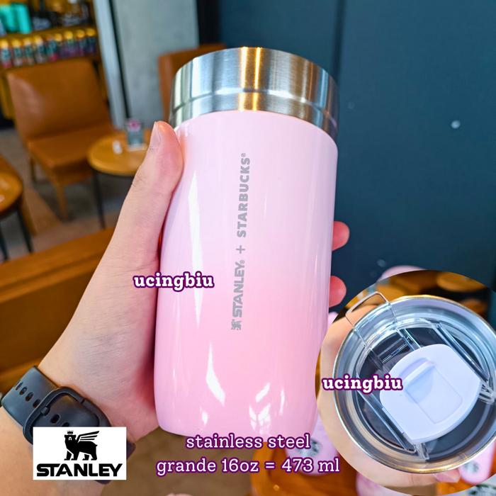 Gambar STARBUCKS x STANLEY Cherry Blossom Blooming Spring 2024 Tumbler - A dari ucingbiu undefined Tokopedia