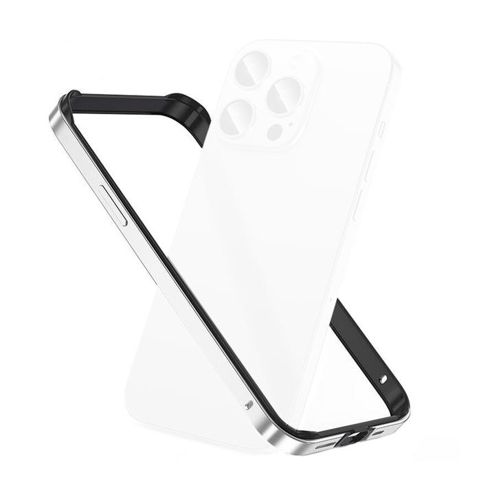 Gambar COTEetCI Aluminum Metal Frame Bumper Hard Case iPhone 15 PLUS PRO MAX - Silver, 15 dari Digital 3 undefined Tokopedia