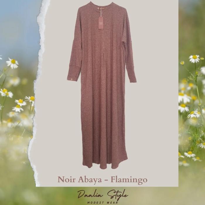 Gambar [NWT] BELLEZASH Noir Abaya Gamis - Flamingo Size M dari Daalia Style undefined Tokopedia