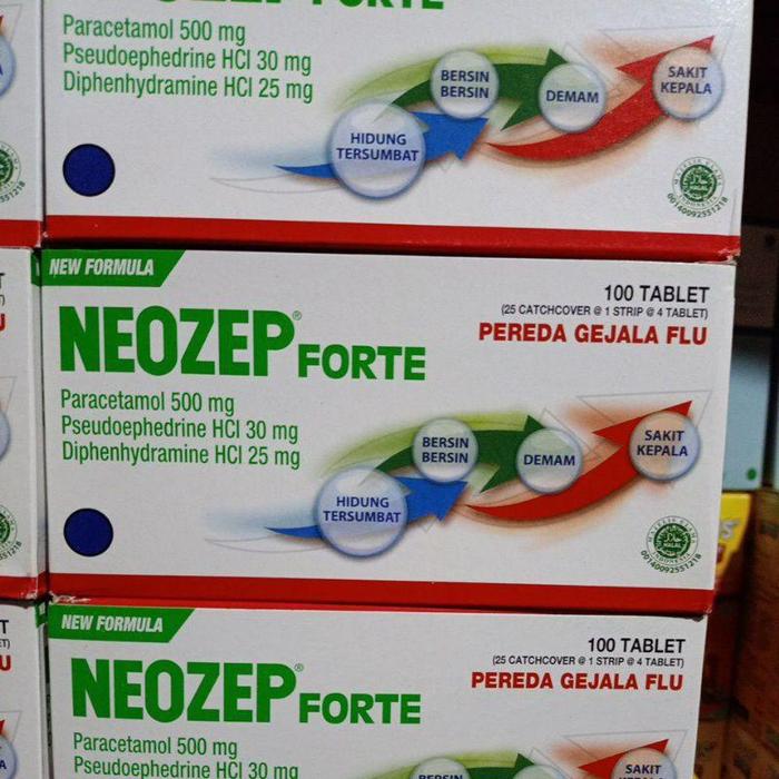 Gambar Neozep Forte Paramex Nyeri Otot Intunal F Stop Cold - Neozep Forte dari katolecshop undefined Tokopedia