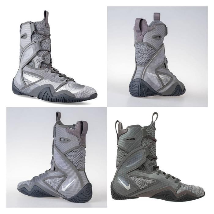 Gambar Nike Boxing shoes Hyper KO 2 / Sepatu tinju boxing nike Hyper KO 2 - Iron Gray, 8,5 dari Jakarta Boxing INA undefined Tokopedia