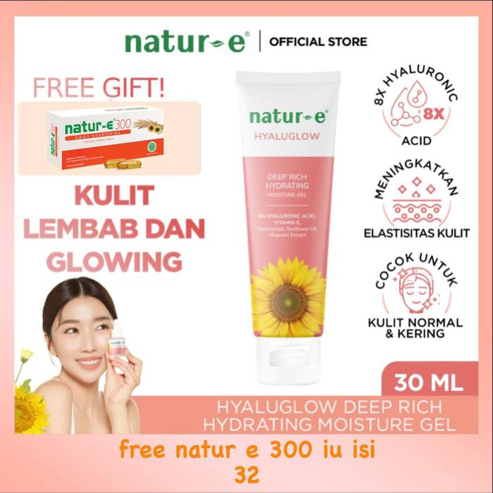 Gambar NATUR E HYALLUGLOW MOISTUREGEL MENGHILANGKAN FLEK HITAM MENGENCANGKAN dari Kiky Beauty Healthy undefined Tokopedia