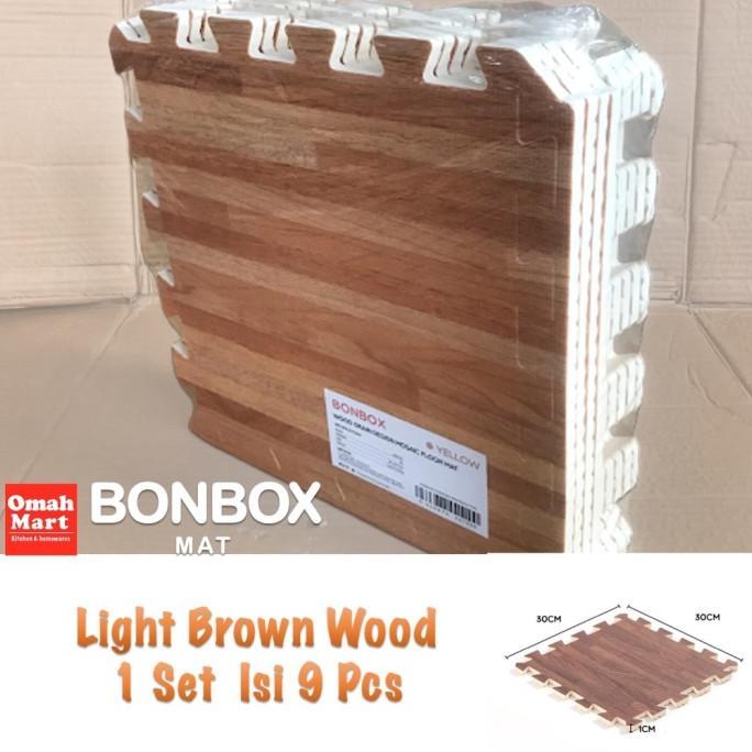 Gambar NEW PRODUCT MATRAS PUZZLE MATRAS PLAYMAT BAYI ANAK EVA TEBAL SET ISI 9 - Brown Wood dari RUANI CELL889 undefined Tokopedia