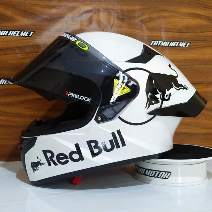 Jual Helm Full Face KYT TT COURSE Solid White Paket Ganteng