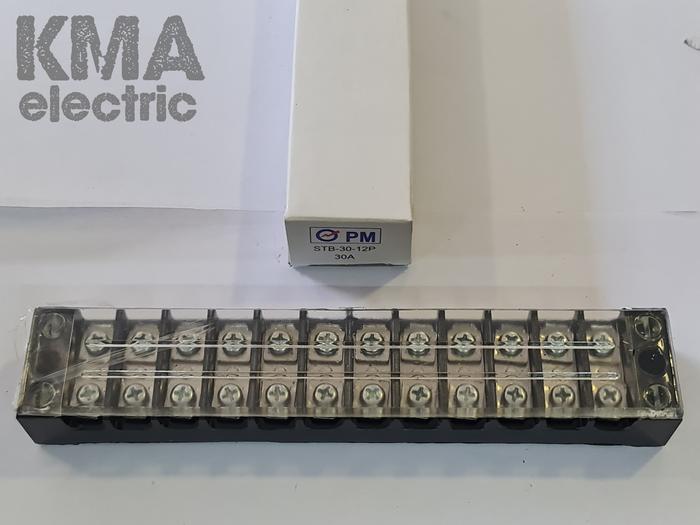 Gambar terminal block STB PM 30 Ampere 6 Pole, 12 Pole - STB-30-12P dari KMA electric undefined Tokopedia