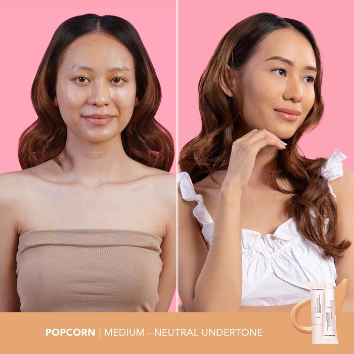 Gambar SEA MAKEUP Acne 24h Longwear Foundation Full Coverage with Salicylic - Popcorn dari Storekdi undefined Tokopedia