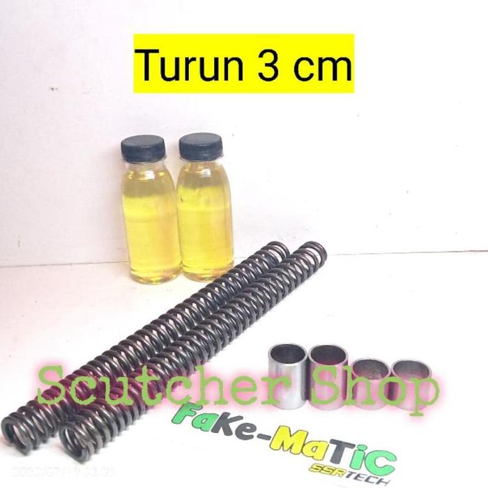 Gambar Paket Lowering Kit Downsize Honda PCX 150 PCX 160 Turun 3 Cm 4 Cm 5 Cm - 3 cm, Plus per shock dari JAYA CENTRAL GROSIR undefined Tokopedia