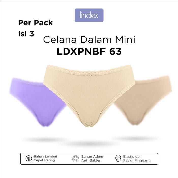 Gambar Lindex Panty Mini 63 - Celana Dalam Wanita  isi 3 Pcs Berkualitas SALE - Random Isi 3 Pc, M dari Lindex undefined Tokopedia