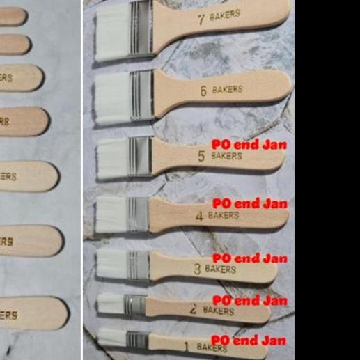 Gambar Kuas Bulu Nylon Halus Kuas Nilon Lembut Oles Kue Roti Mentega Loyang - Putih, No.1 dari Shopnitz undefined Tokopedia