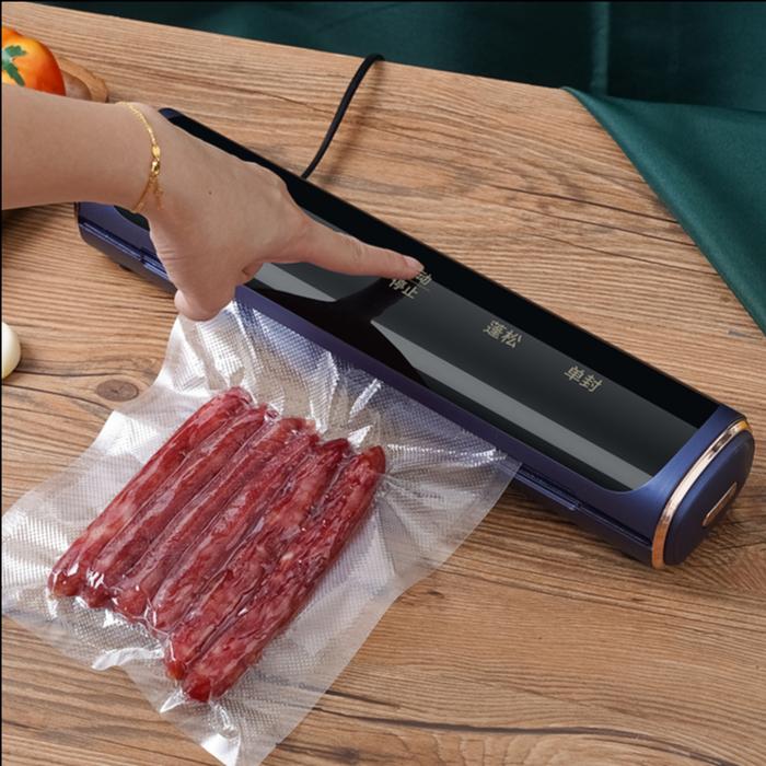 Gambar UPHOME Mesin Vacum Sealer Touch Screen / Vakum / Vacuum Makanan Basah dan Kering 120W - Biru dari UPHOME Official Shop undefined Tokopedia