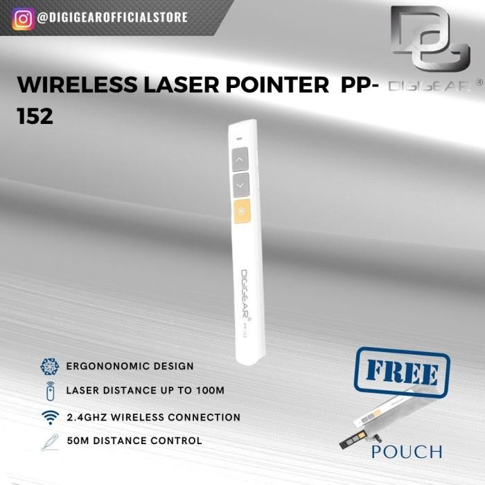 Gambar DIGIGEAR Wireless Laser Pointer / Presenter PP152 - Putih dari DIGIGEAR Official Store undefined Tokopedia